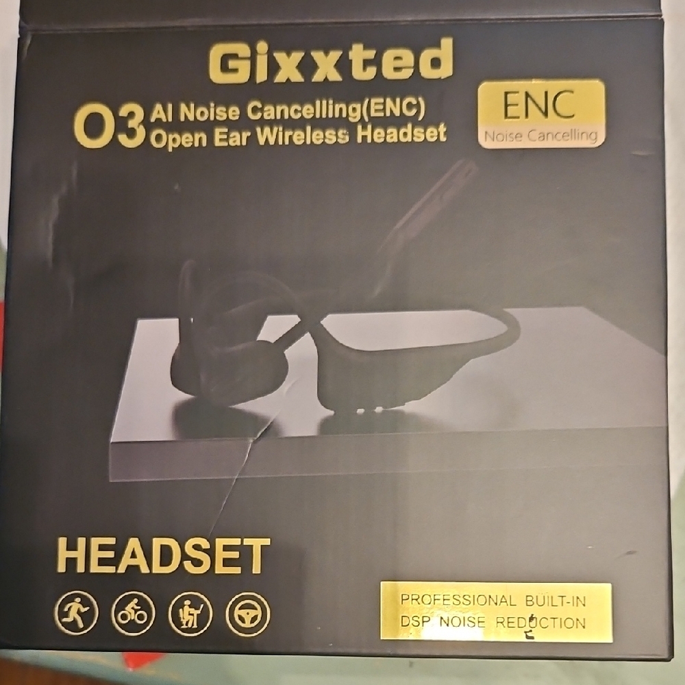 Gixxted Black Wireless Headset